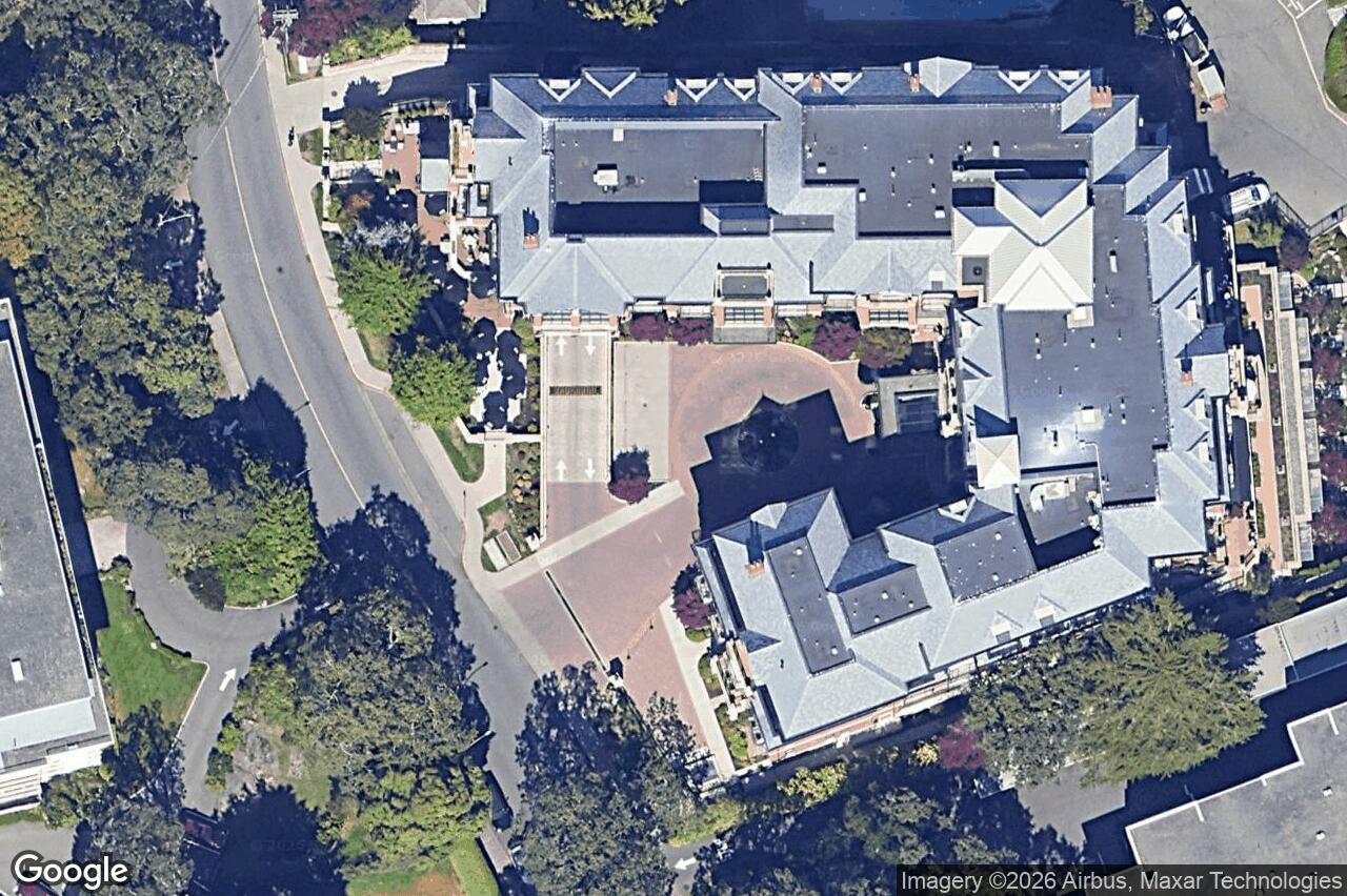 Aerial view of 401 – 1175 Beach Dr, Oak Bay