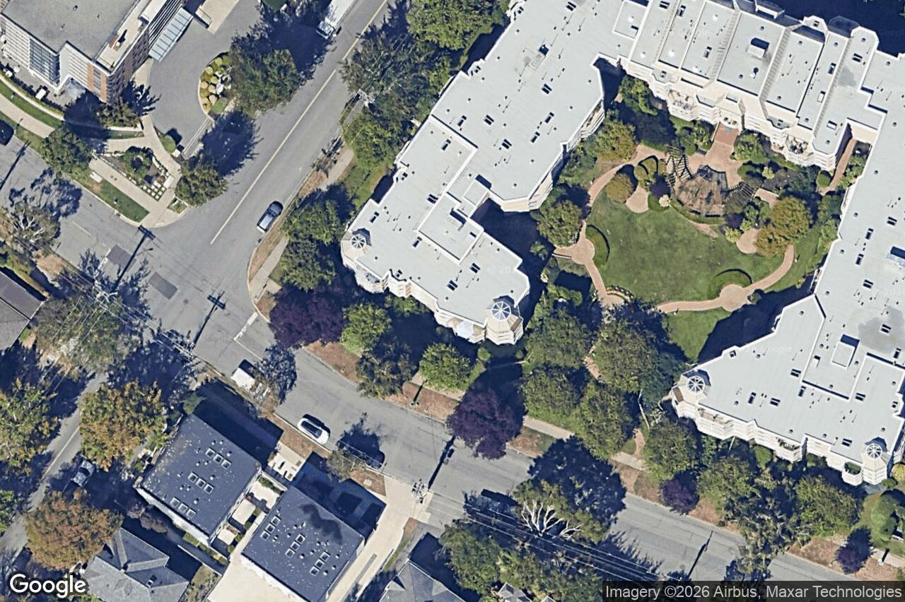 Aerial view of 120 – 405 Quebec St, Victoria