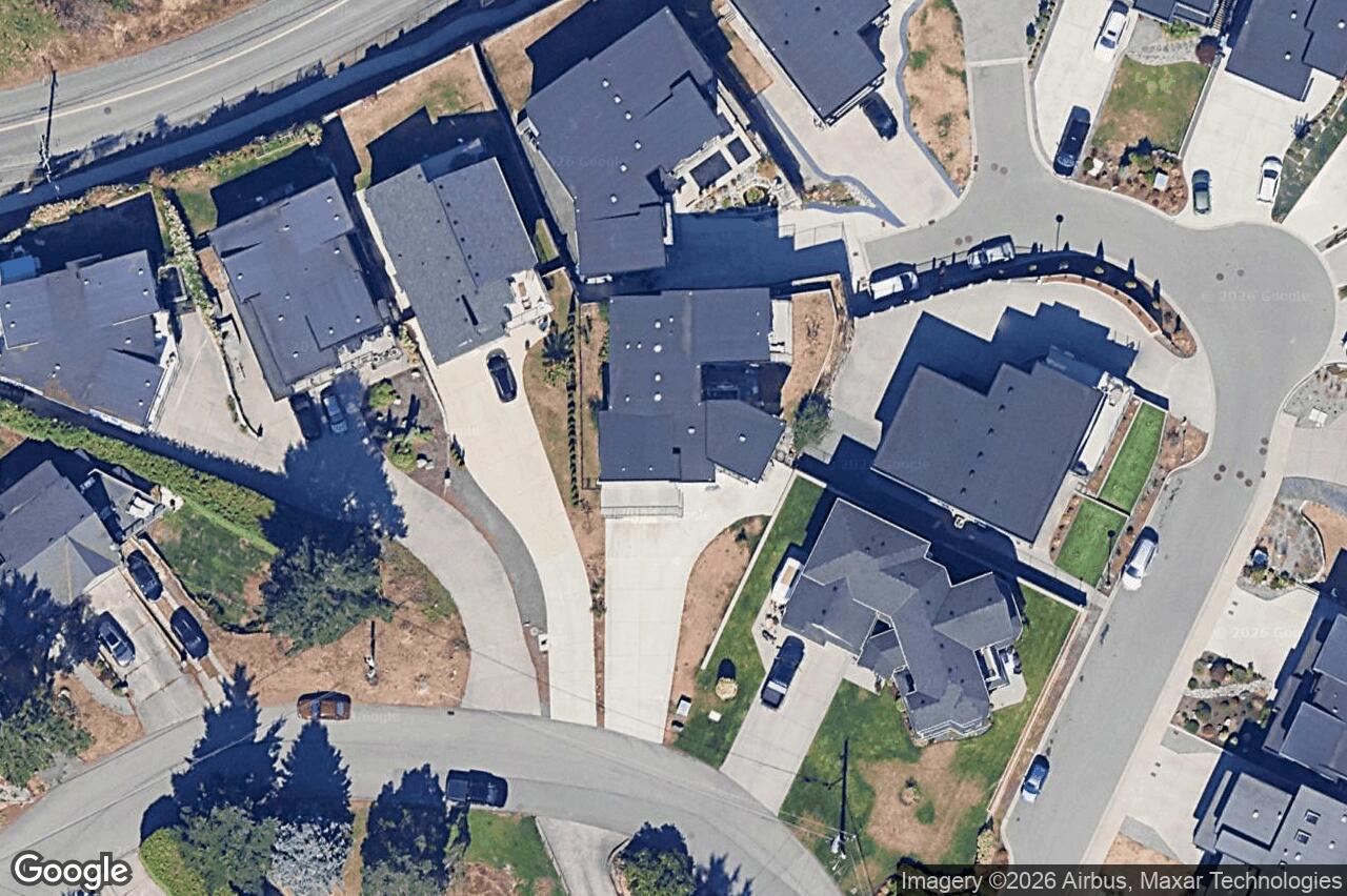 Aerial view of 696 Demel Pl, Colwood