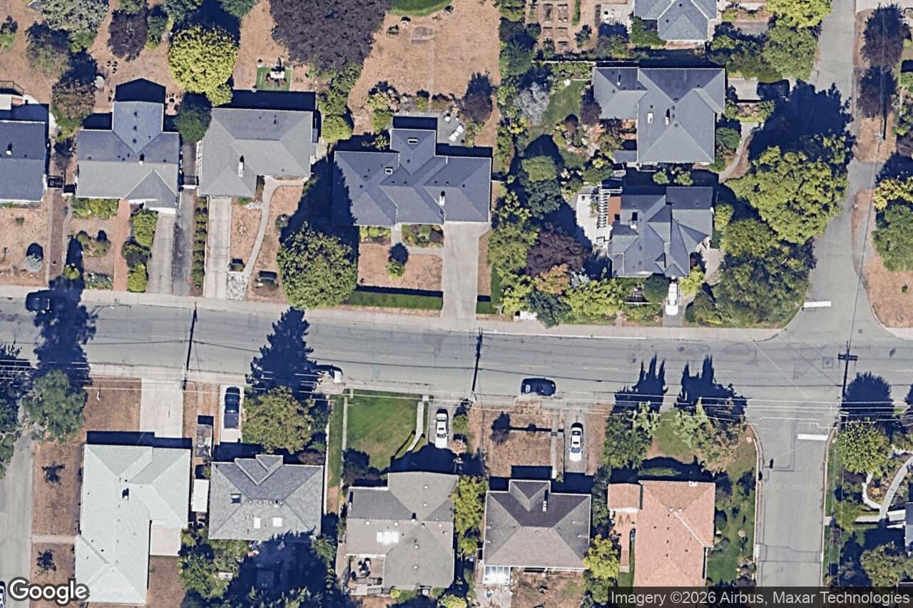 Aerial view of 2090 McNeill Ave, Oak Bay