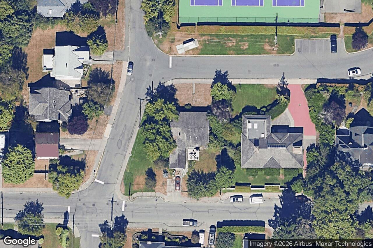 Aerial view of 2409 Currie Rd, Oak Bay
