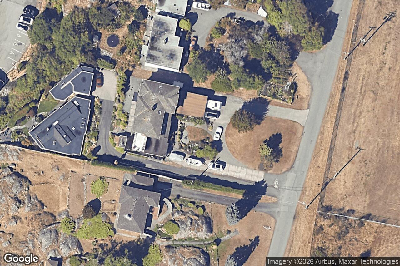 Aerial view of 310 Clifton Terr, Esquimalt
