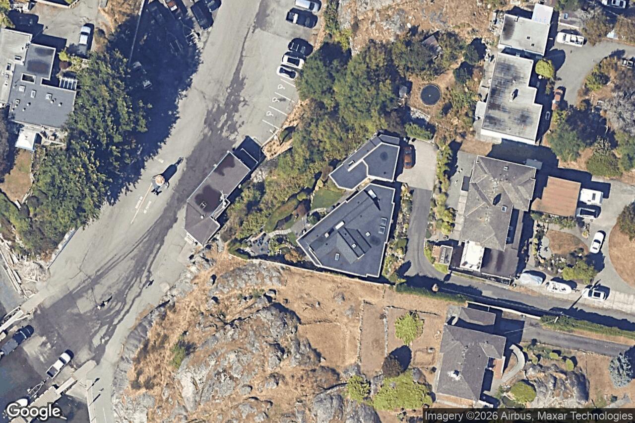 Aerial view of 312 Clifton Terr, Esquimalt
