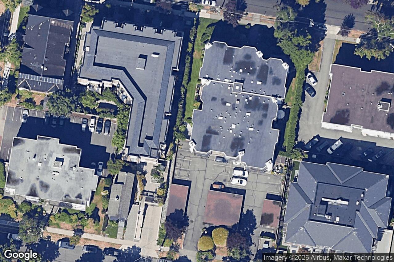 Aerial view of 103 – 1031 Burdett Ave, Victoria
