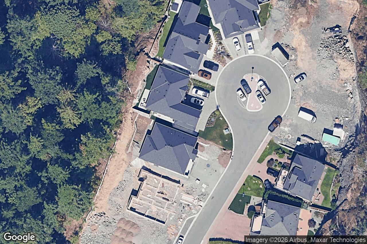 Aerial view of 3428 Horizon Terr, Langford