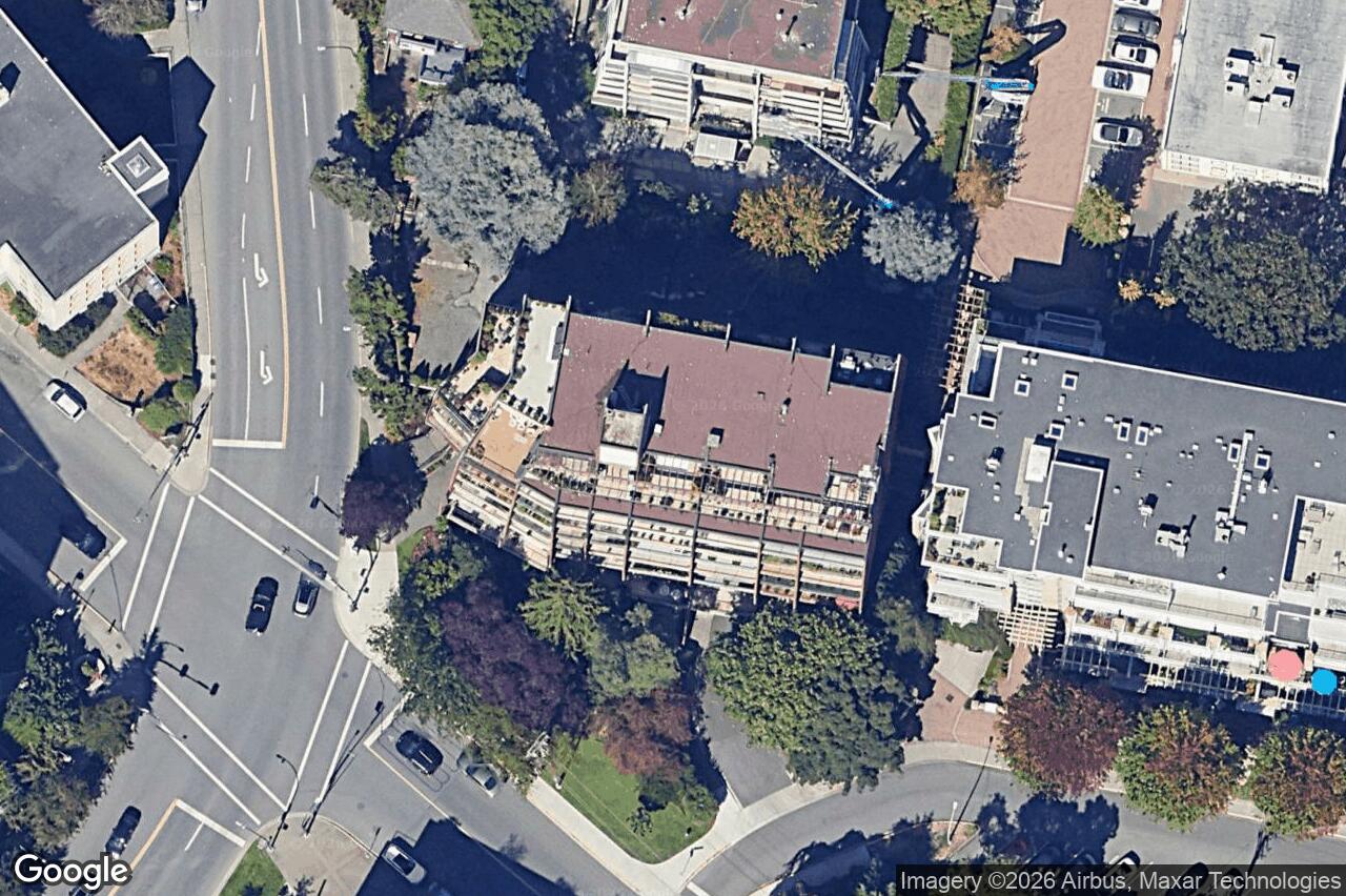 Aerial view of 104 – 777 Blanshard St, Victoria