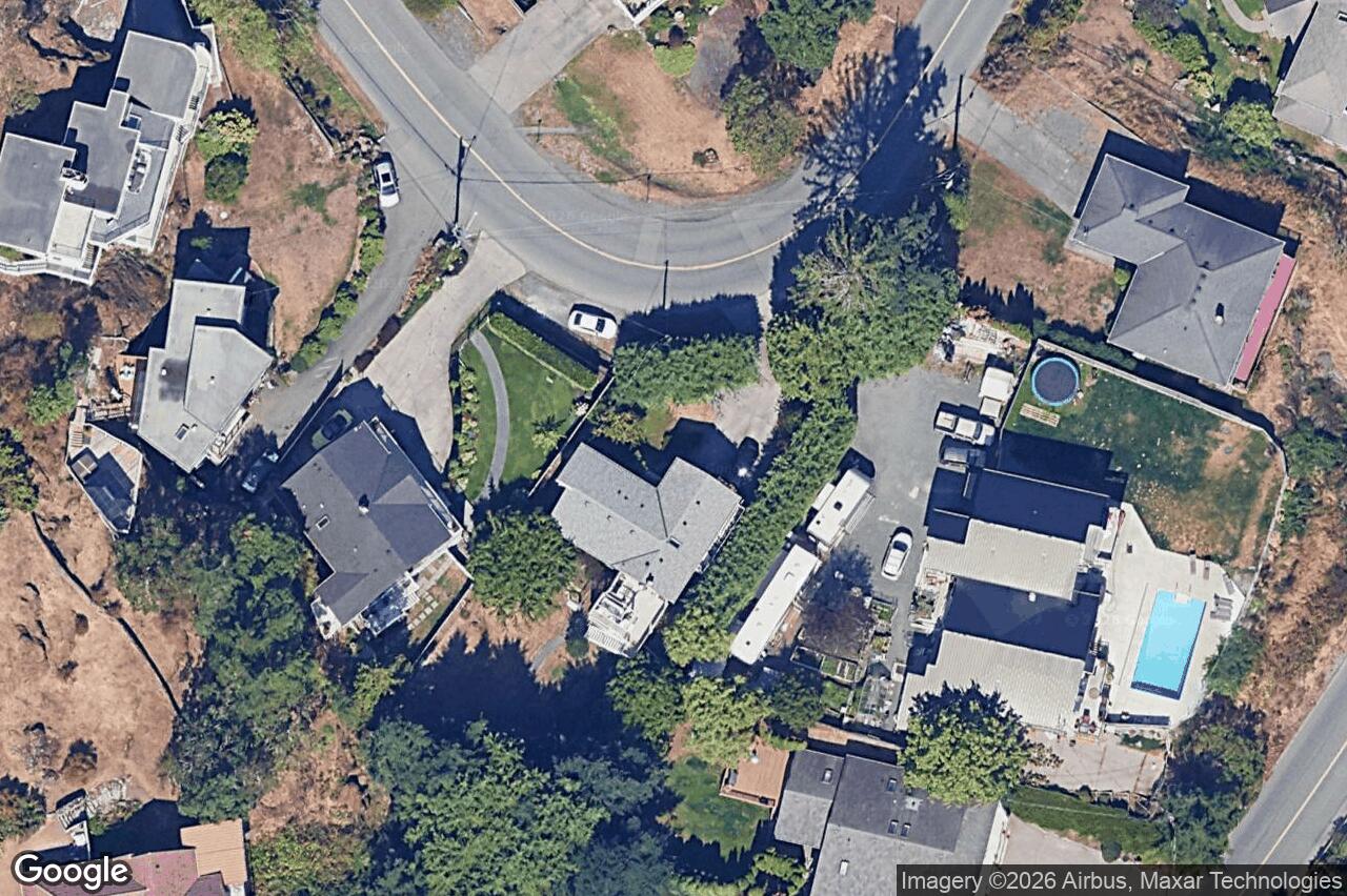 Aerial view of 711 Bexhill Rd, Colwood