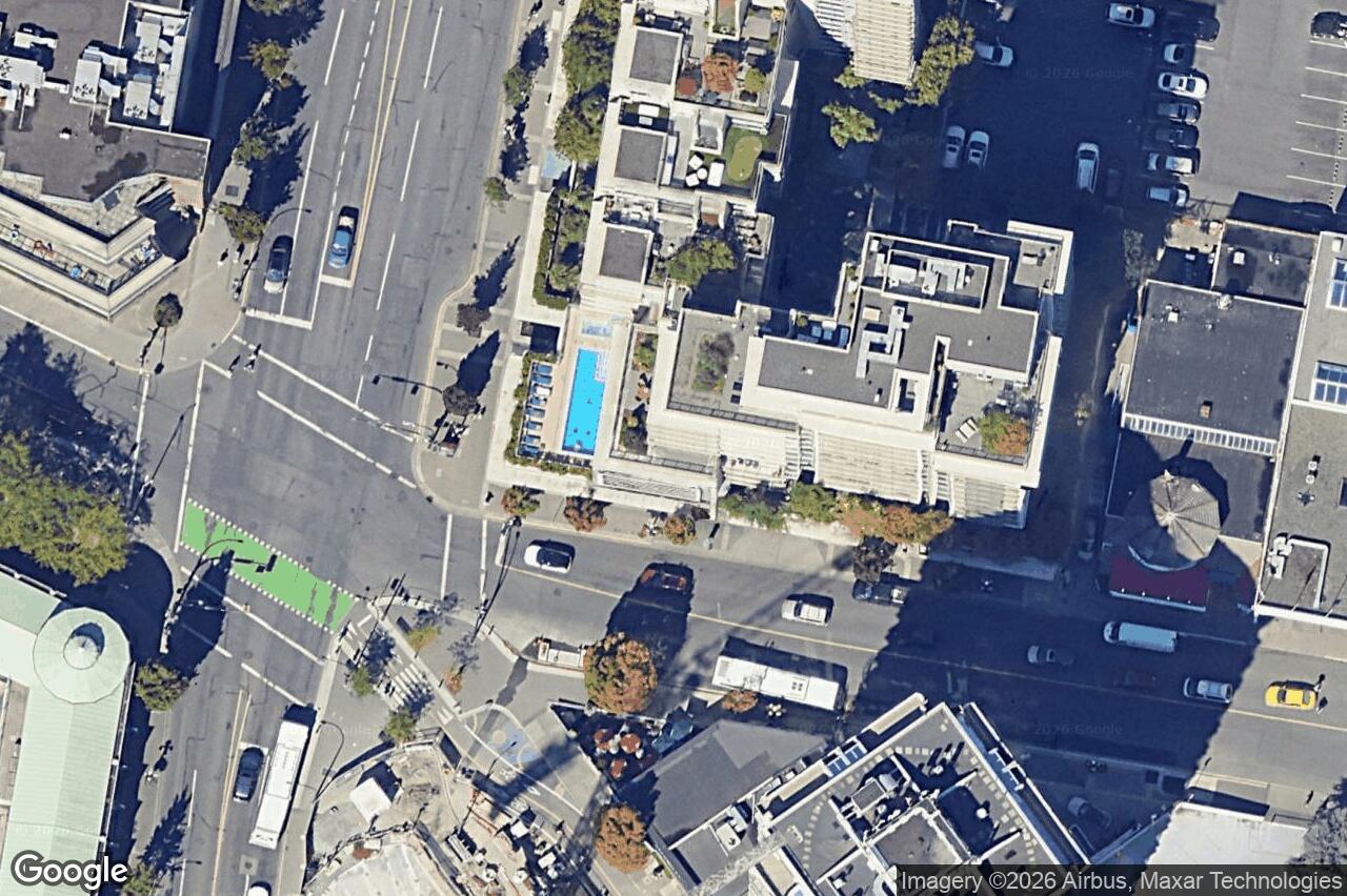Aerial view of 707 – 708 Burdett Ave, Victoria