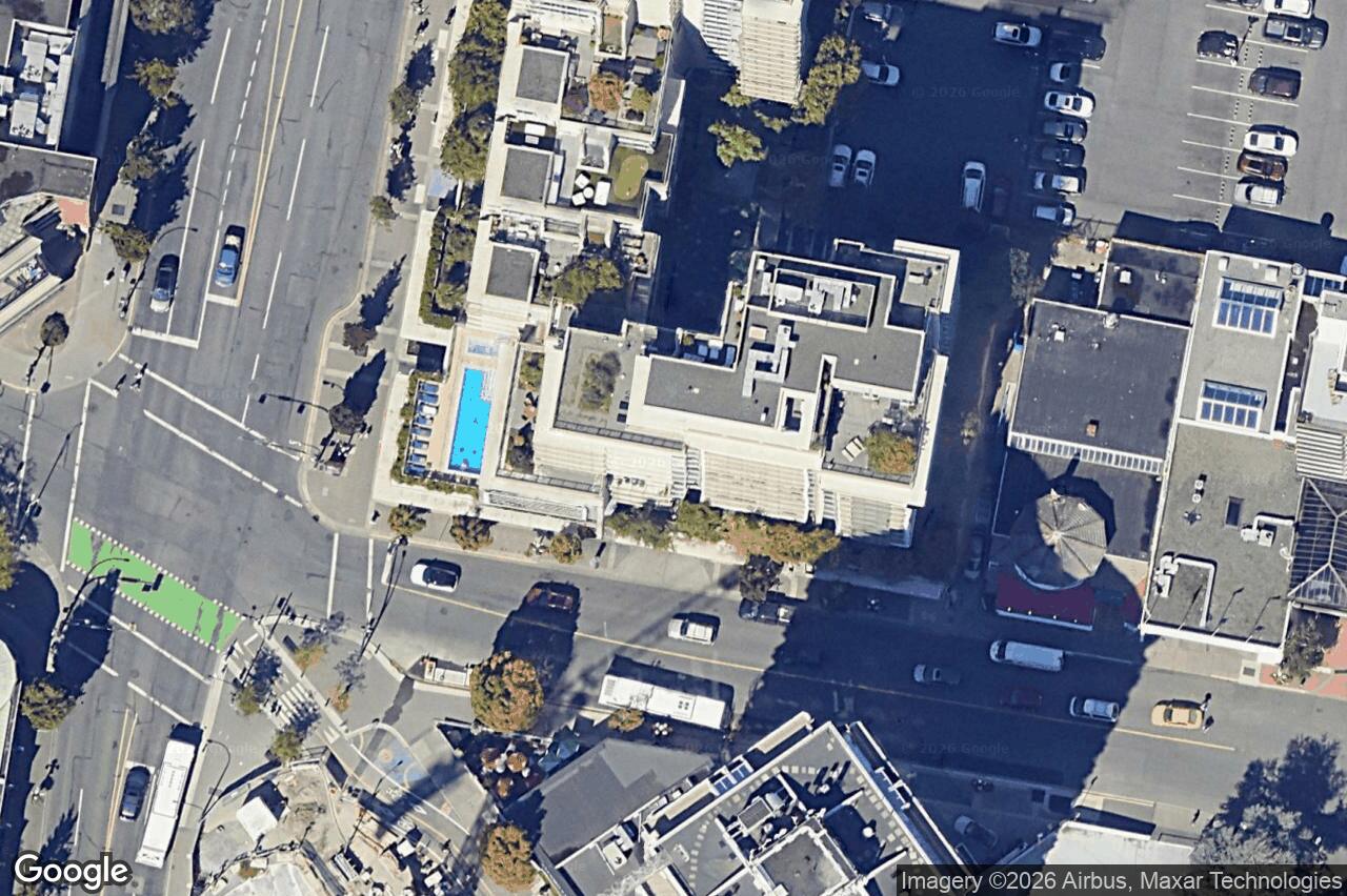 Aerial view of 607 – 708 Burdett Ave, Victoria