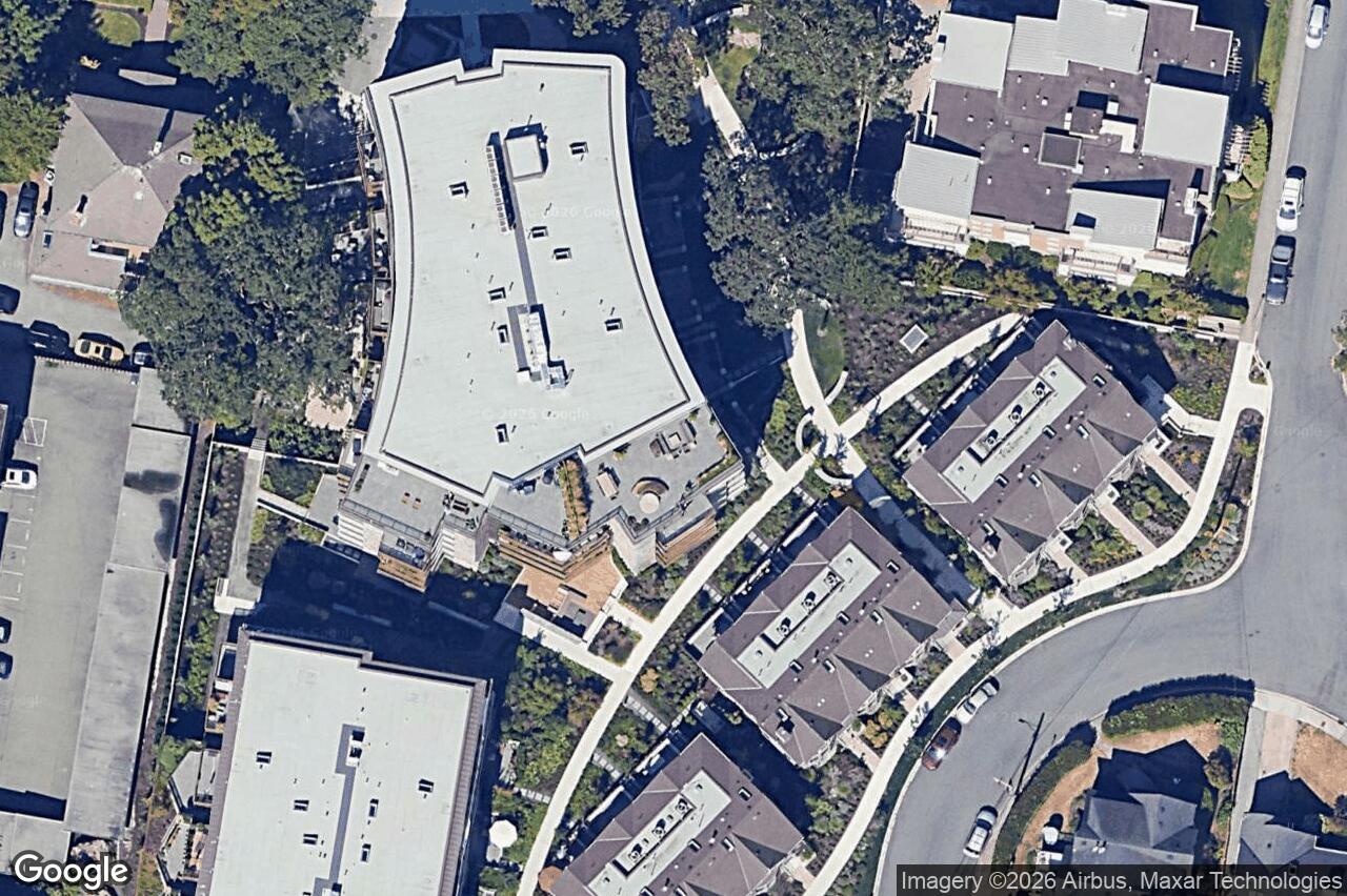Aerial view of 305 – 1201 Fort St, Victoria