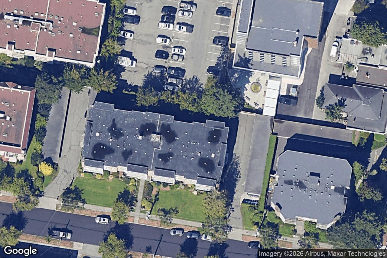 Aerial view of 206 – 1040 Rockland Ave, Victoria