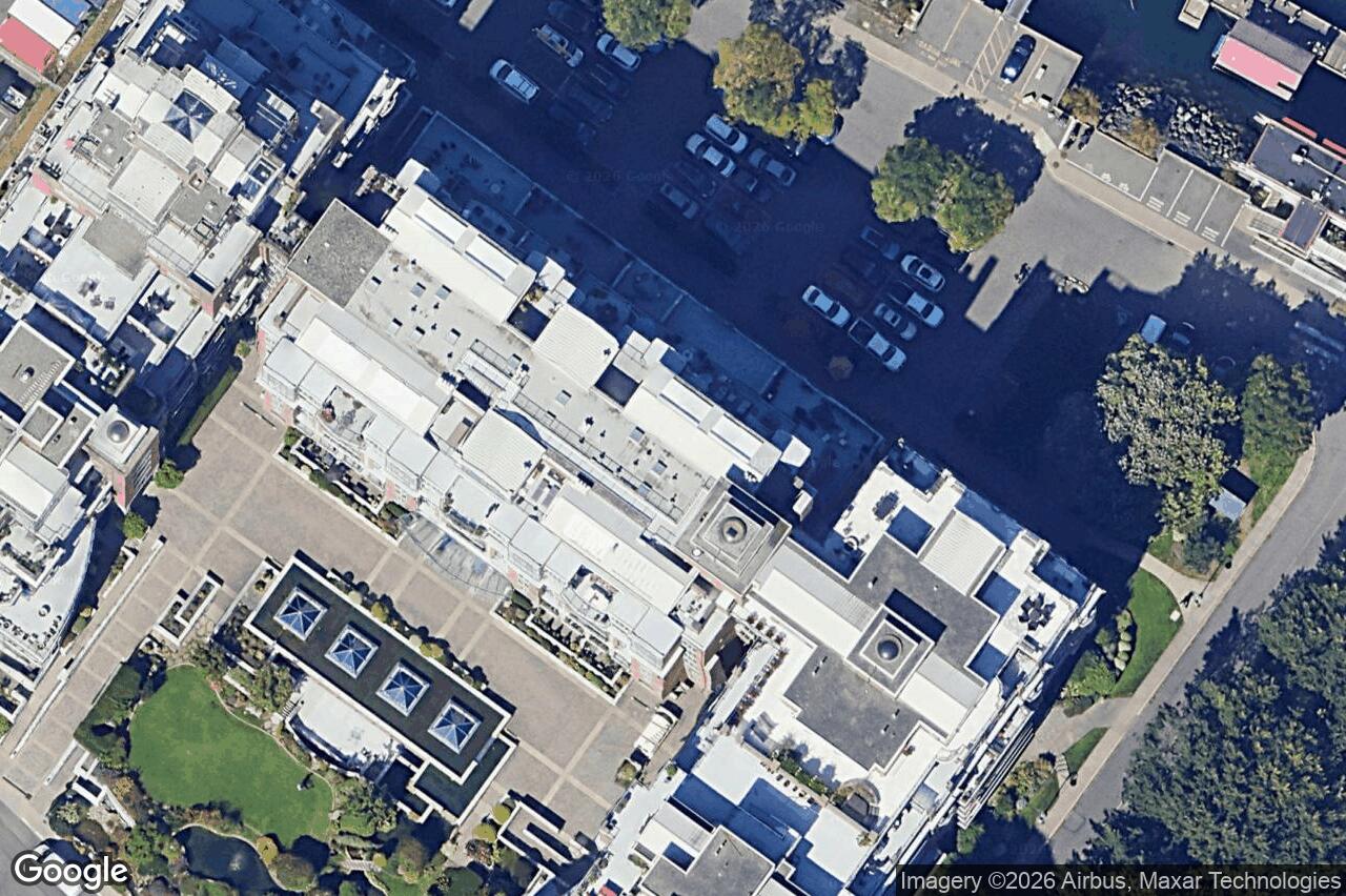 Aerial view of 323 – 21 Dallas Rd, Victoria