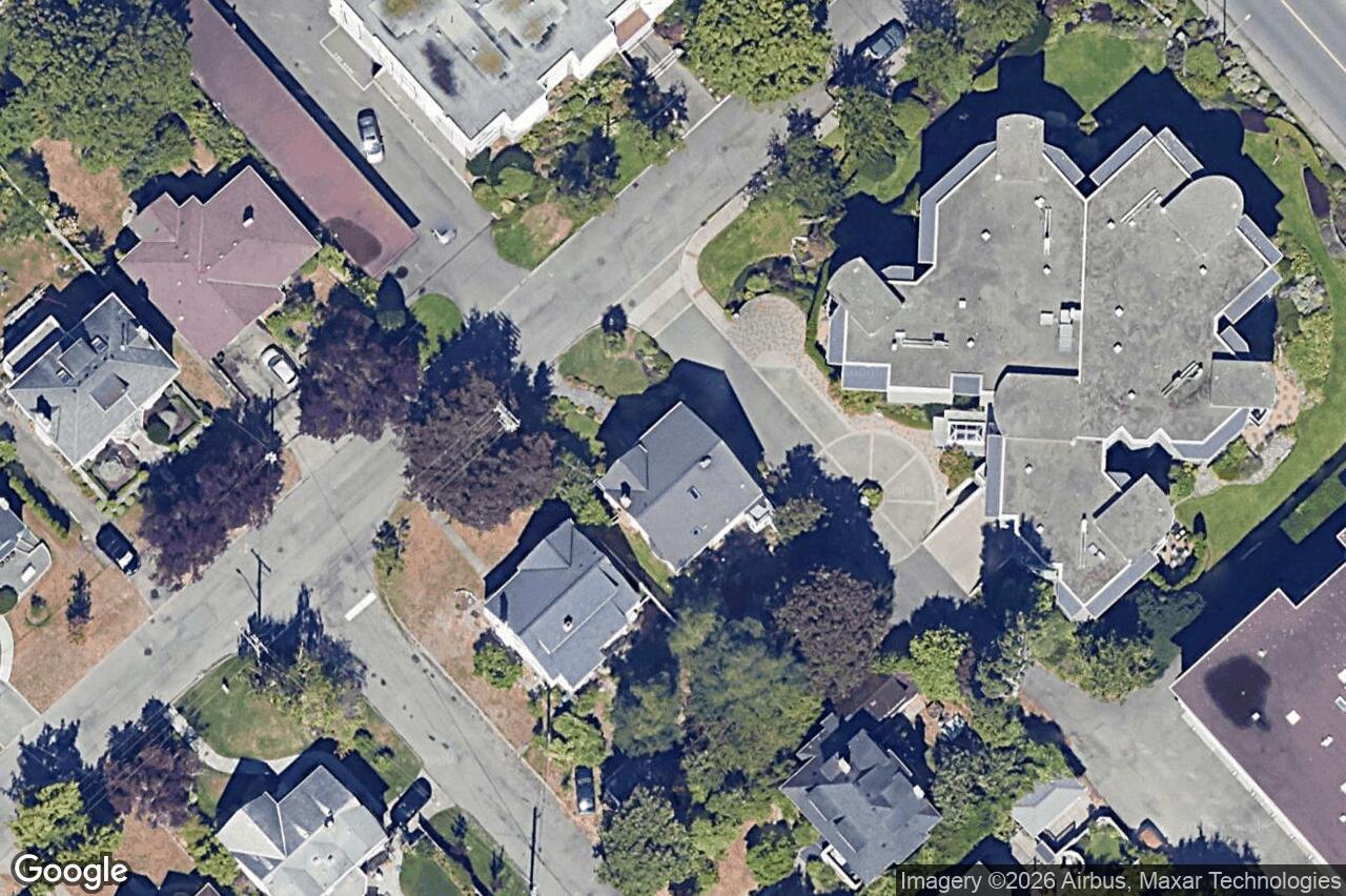 Aerial view of 2663 Orchard Ave, Oak Bay