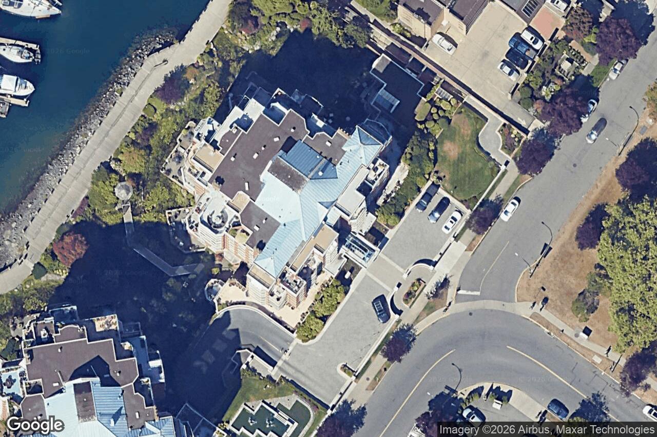 Aerial view of 103 – 636 Montreal St, Victoria