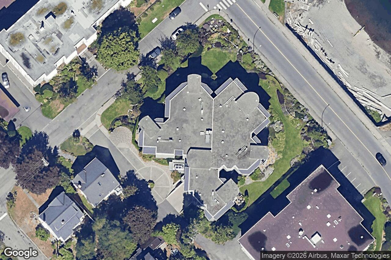 Aerial view of 104 – 1284 Beach Dr, Oak Bay