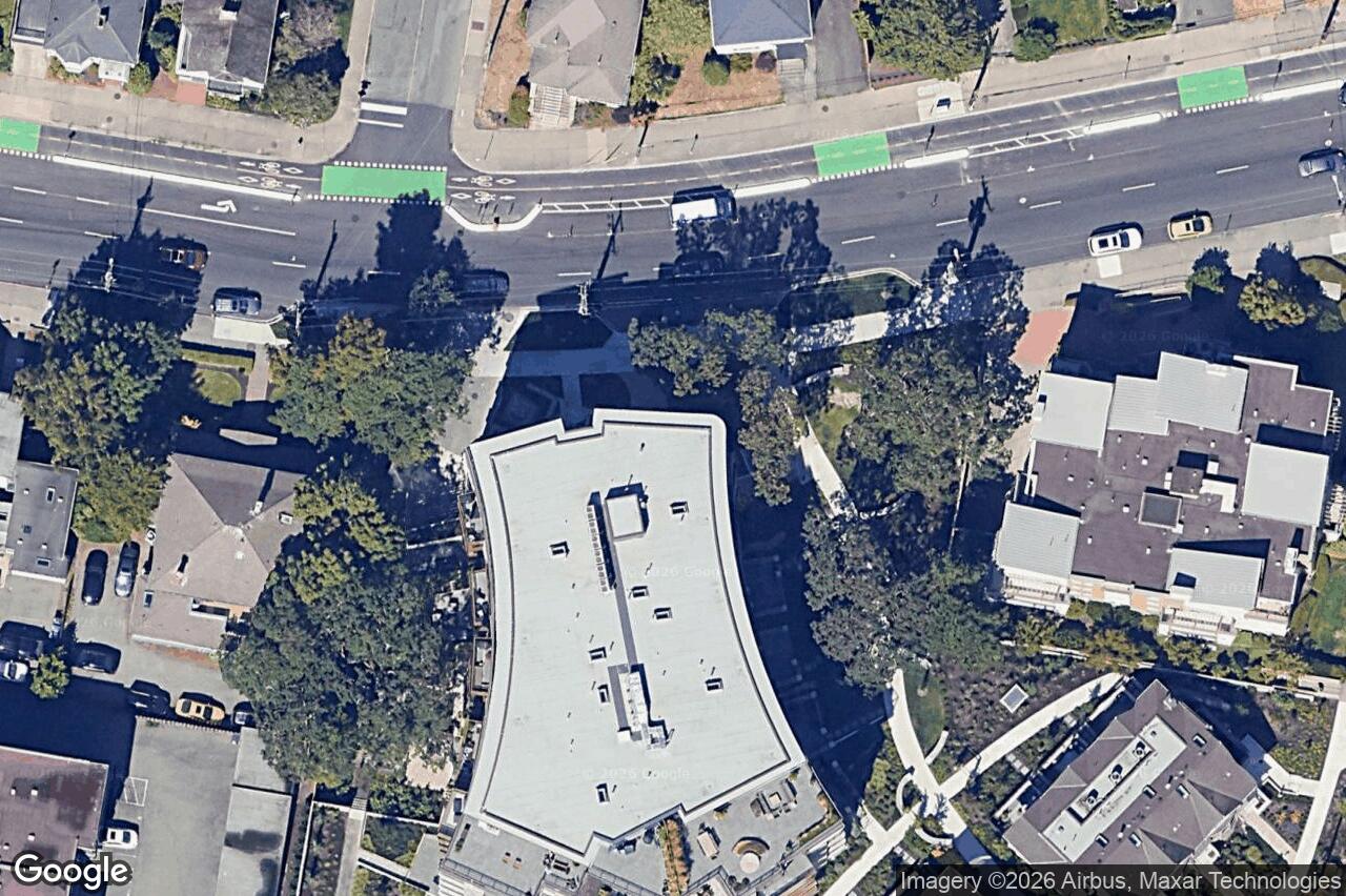 Aerial view of 506 – 1201 Fort St, Victoria