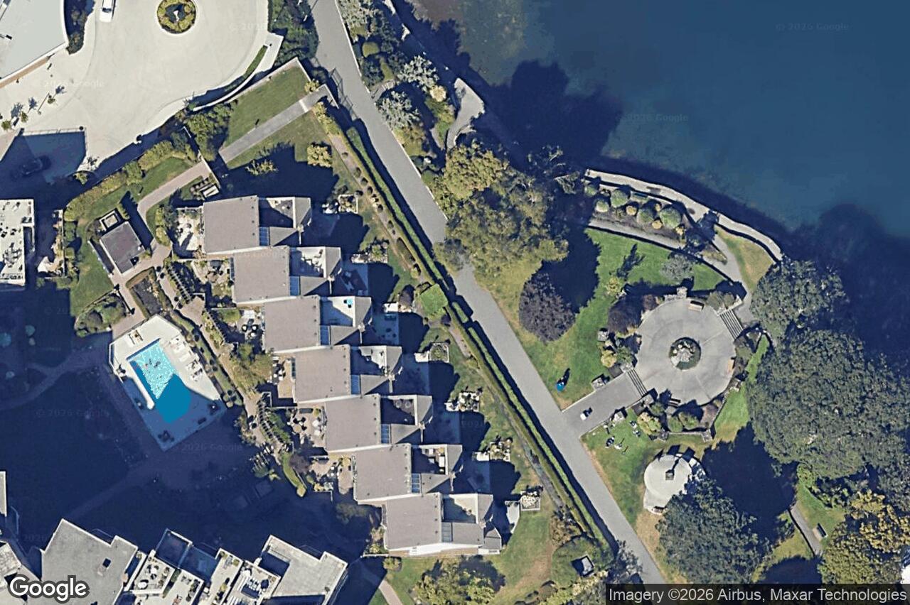 Aerial view of 239 Belleville St, Victoria