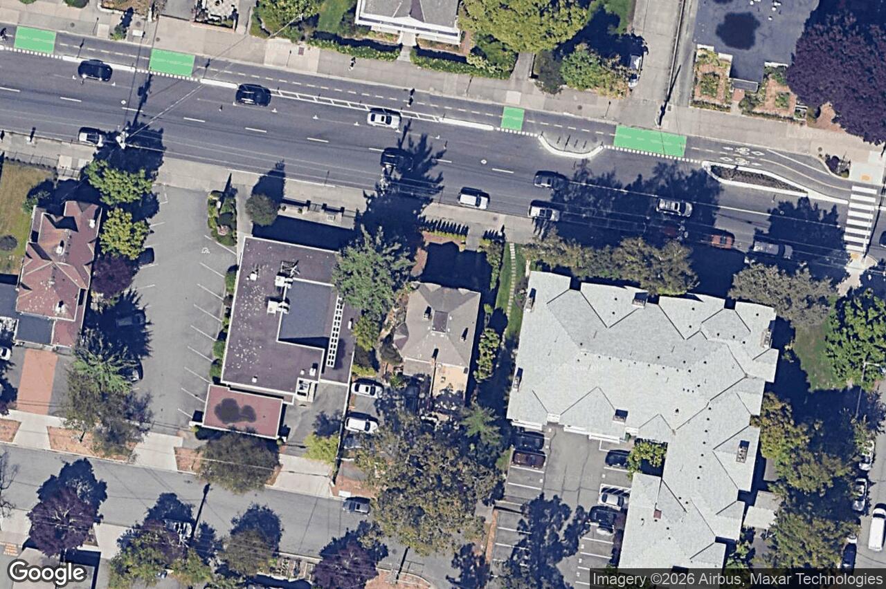 Aerial view of 1161 Fort St, Victoria