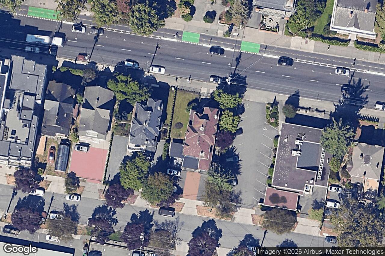 Aerial view of 1141 Fort St, Victoria