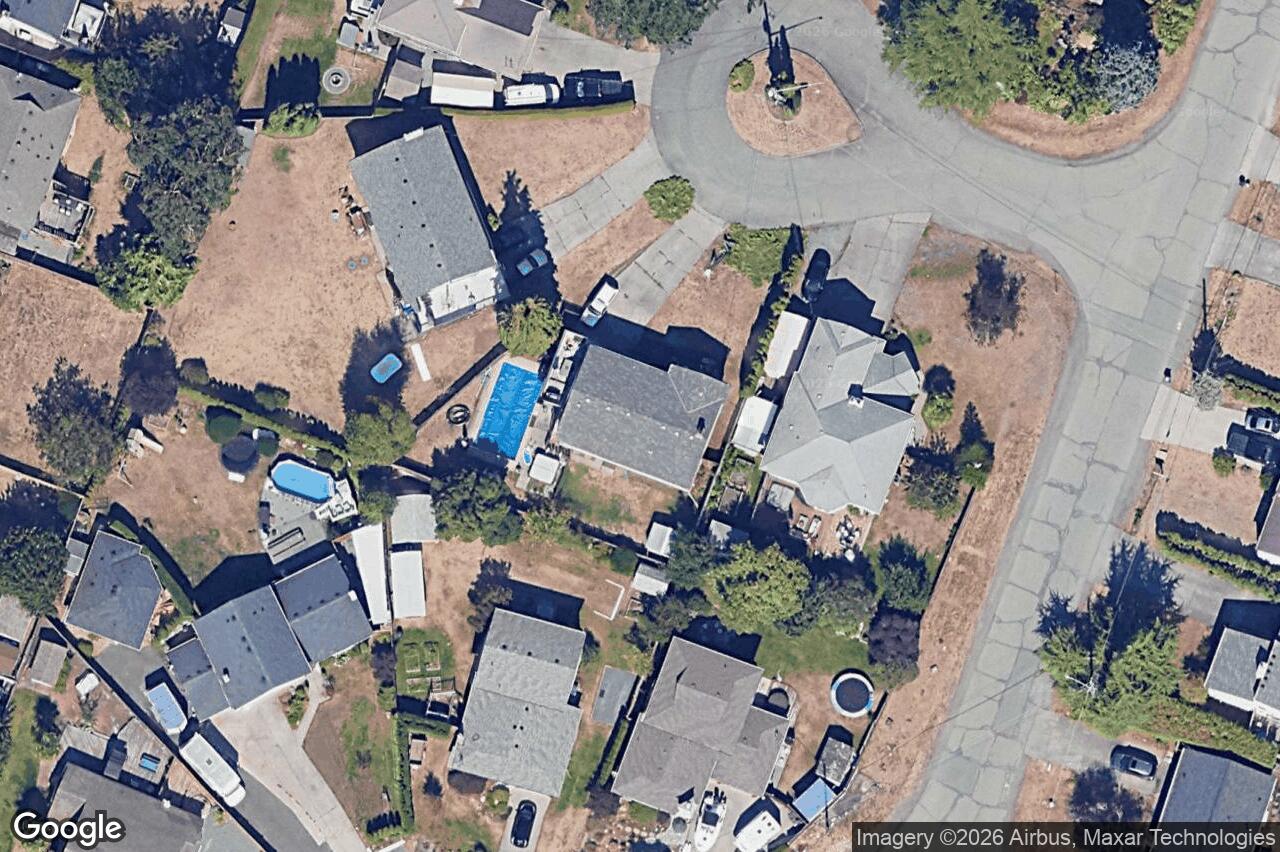 Aerial view of 3258 Cora Hill Pl, Colwood