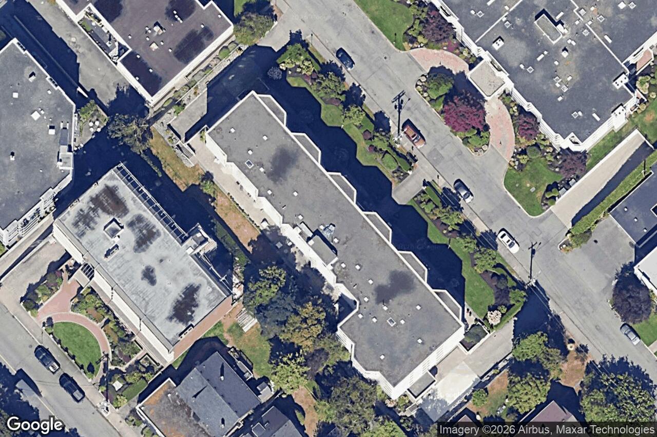 Aerial view of 503 – 1148 Goodwin St, Oak Bay