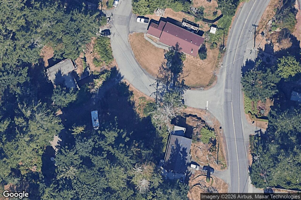 Aerial view of 3351 Betula Pl, Colwood
