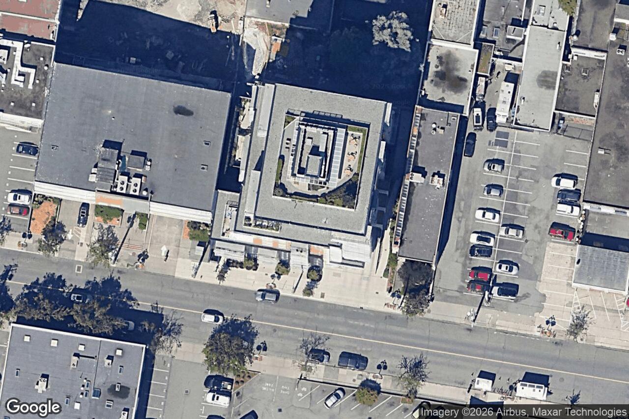 Aerial view of 801 – 838 Broughton St, Victoria