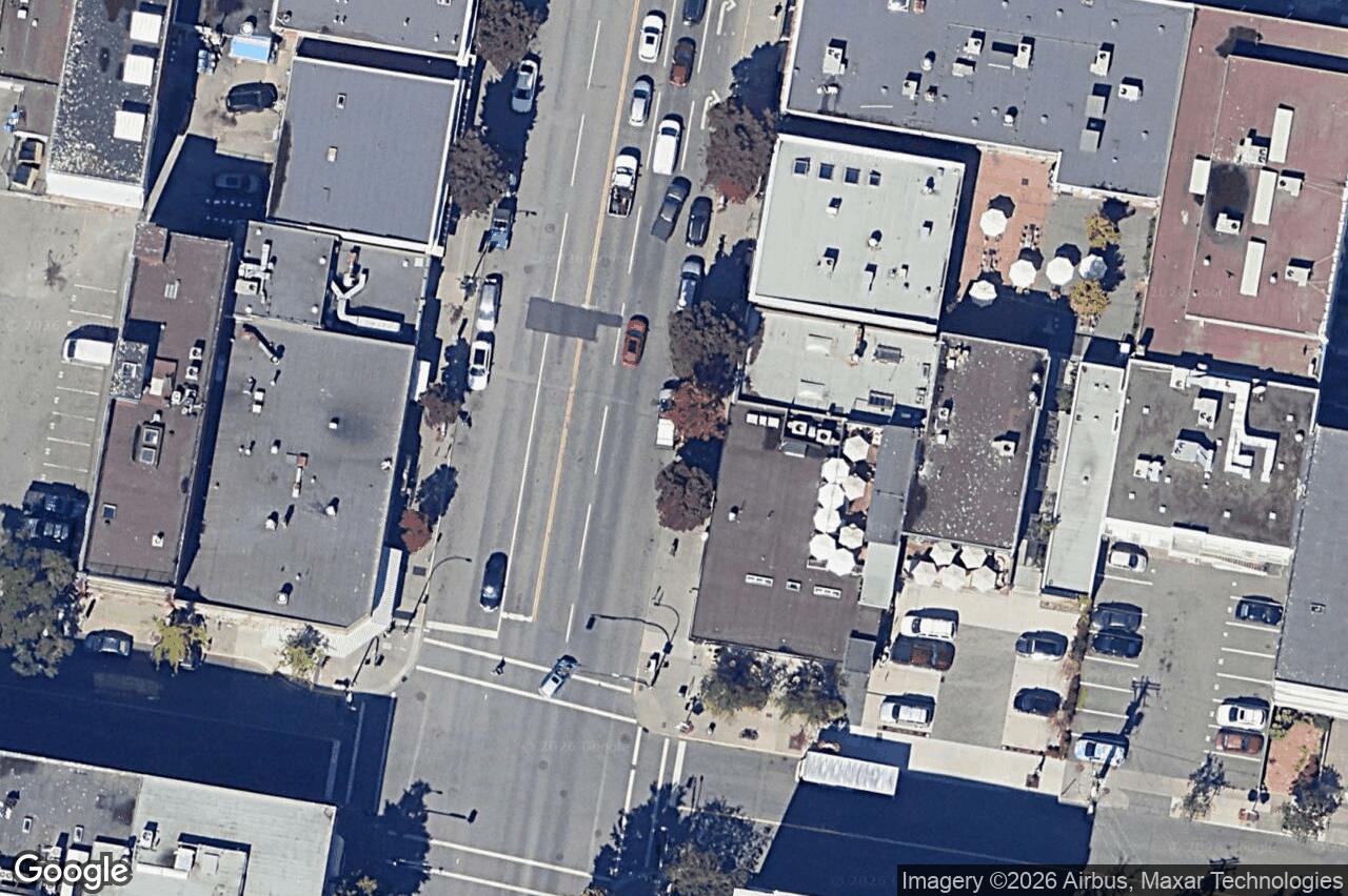 Aerial view of 1009 Blanshard St, Victoria