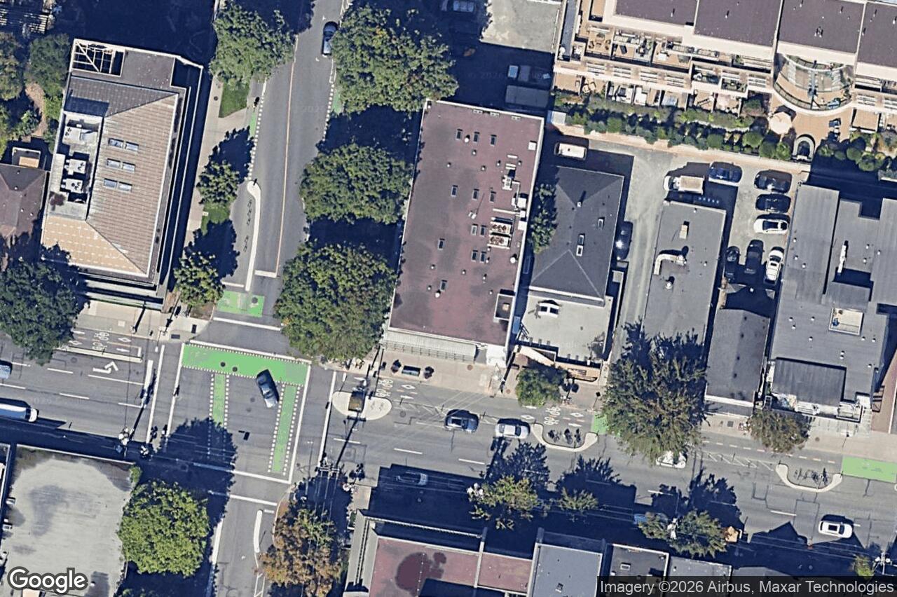 Aerial view of 300 – 1006 Fort St, Victoria
