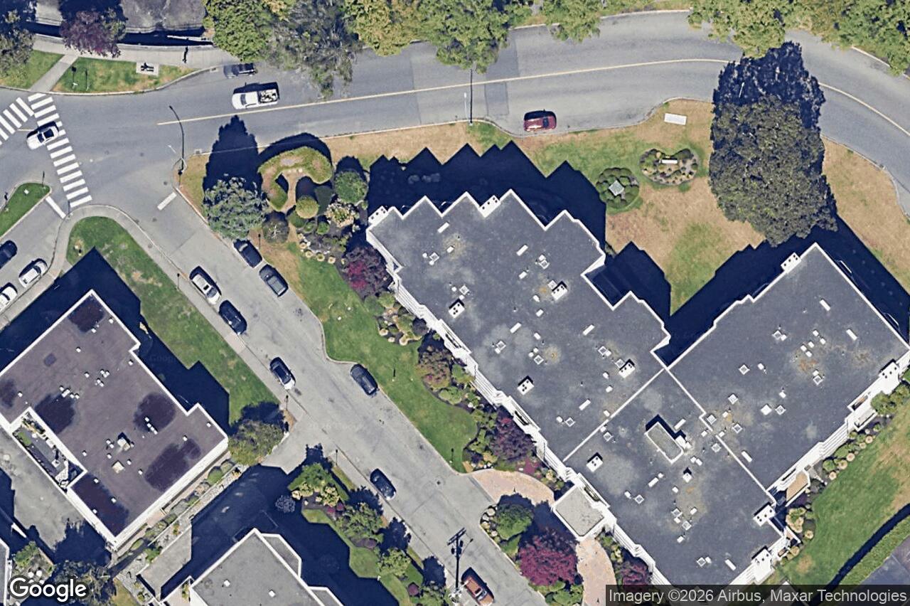 Aerial view of 109 – 1370 Beach Dr, Oak Bay