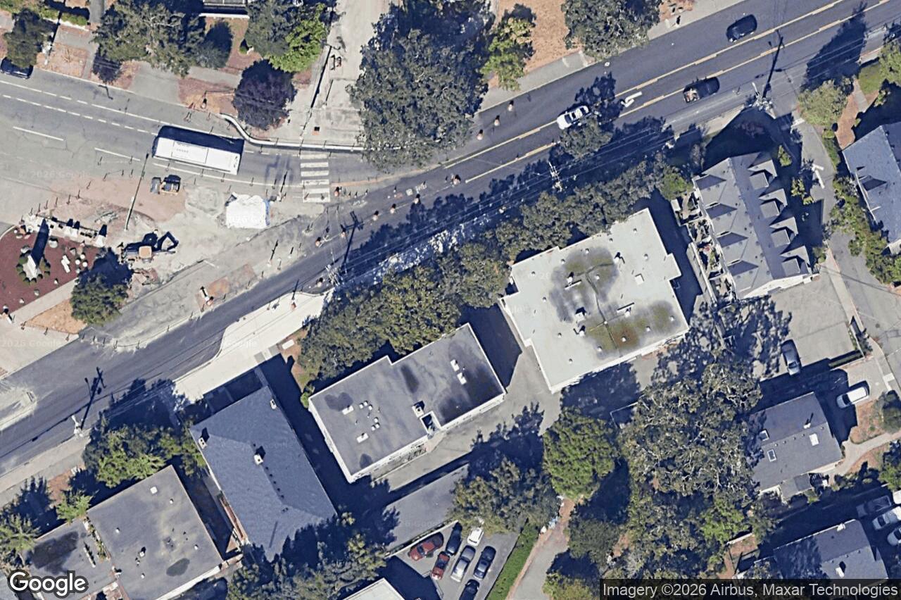 Aerial view of 1401 Fort St, Victoria
