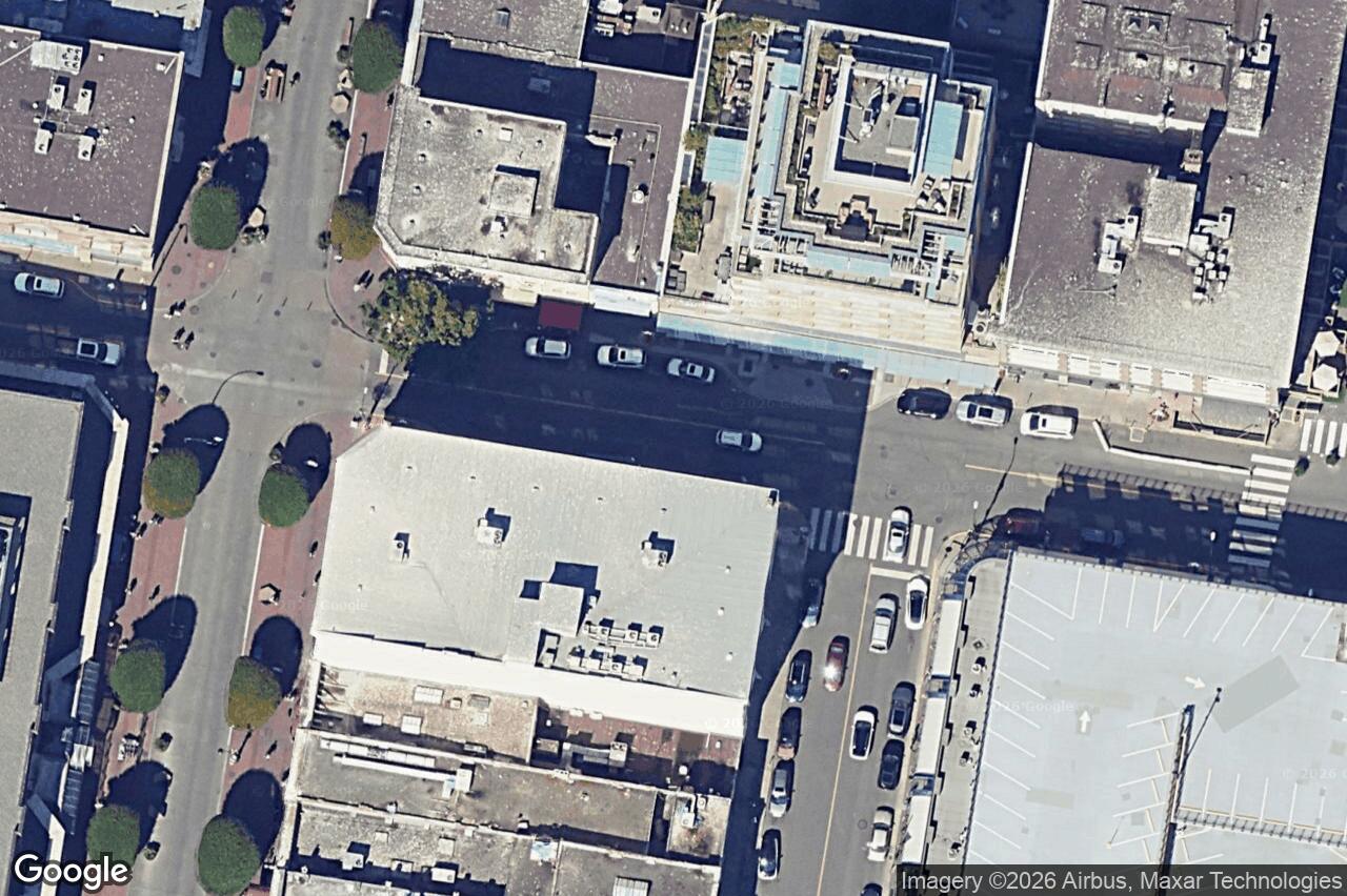 Aerial view of 504 – 608 Broughton St, Victoria