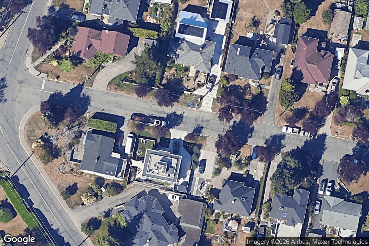 Aerial view of 1197 Bewdley Ave, Esquimalt
