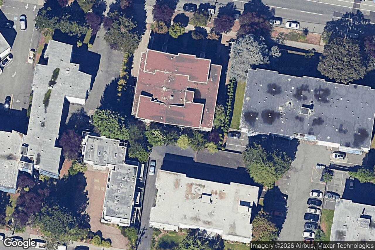 Aerial view of 208 – 1155 Yates St, Victoria
