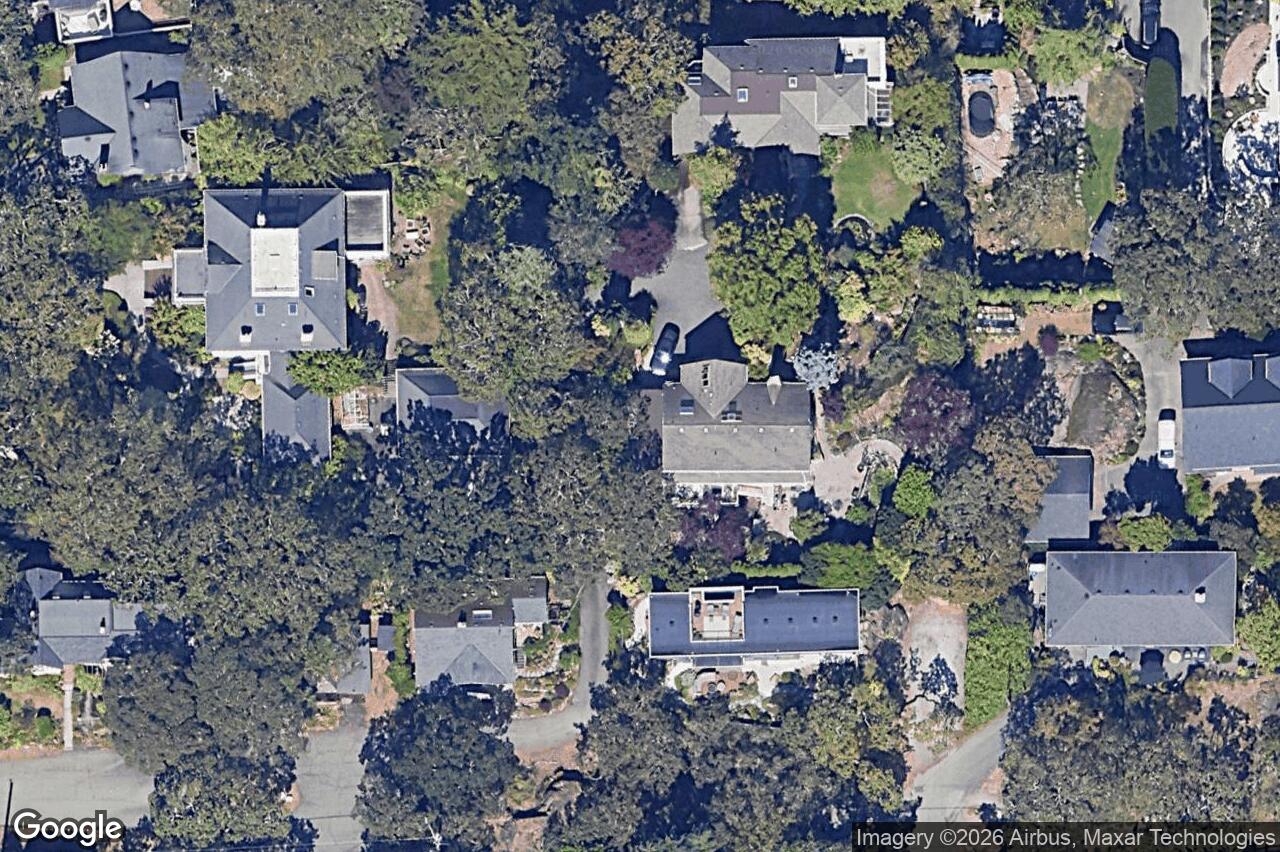Aerial view of 2162 Brighton Ave, Oak Bay
