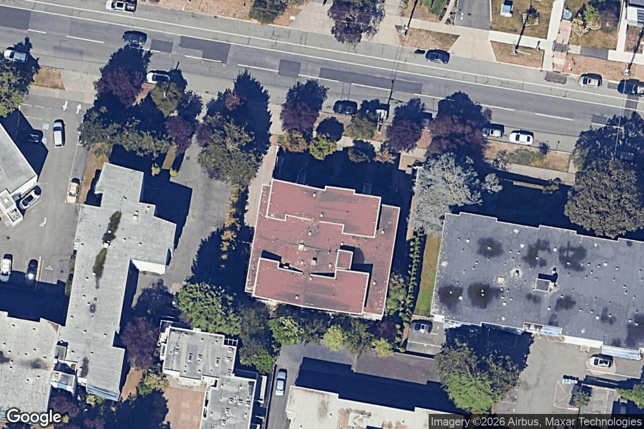 Aerial view of 206 – 1155 Yates St, Victoria