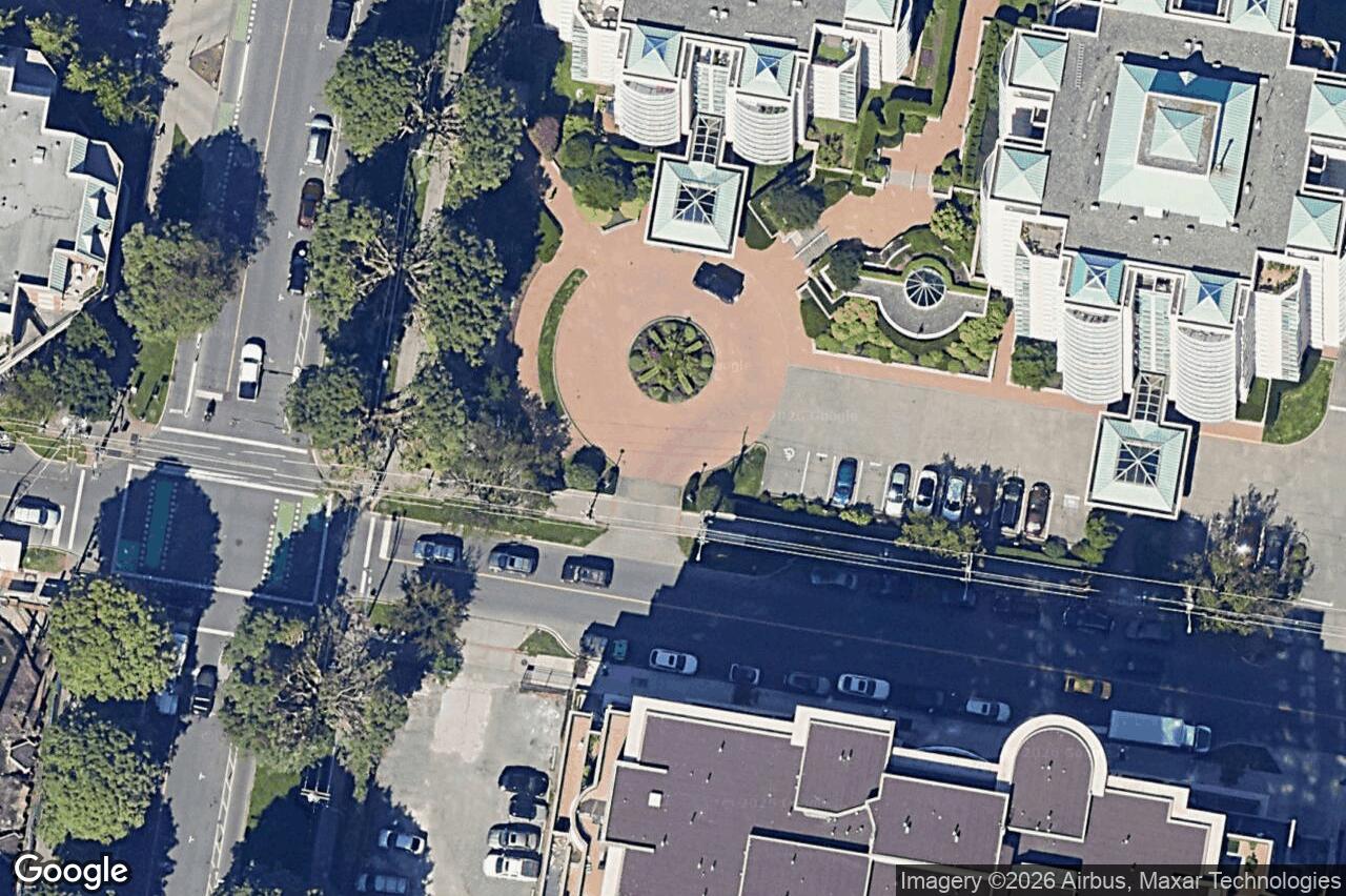 Aerial view of 205 – 1010 View St, Victoria