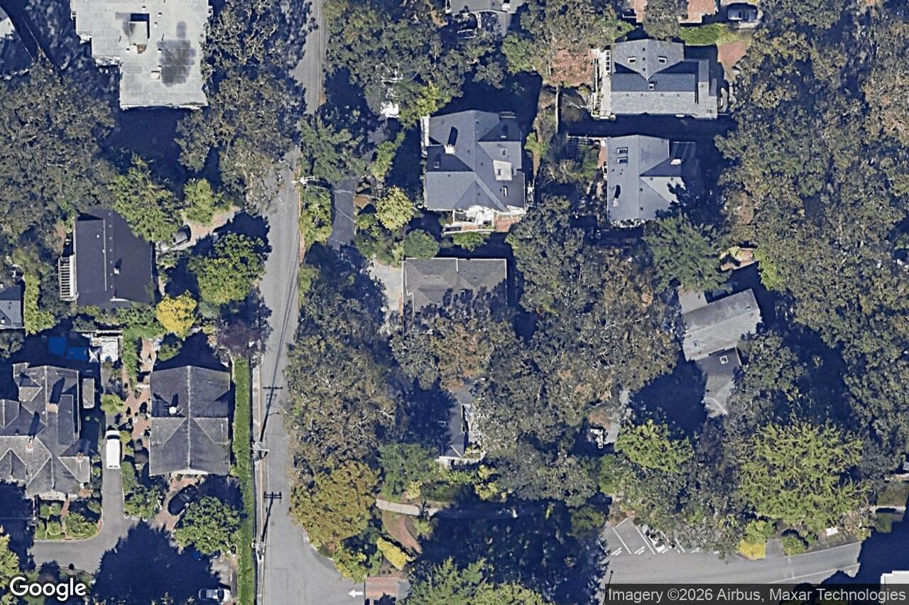 Aerial view of 1041 Belmont Ave, Victoria