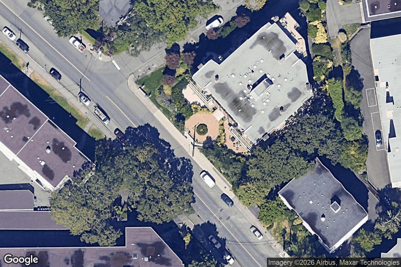 Aerial view of 105 – 1375 Newport Ave, Oak Bay