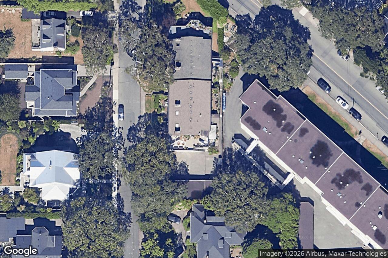 Aerial view of 4 – 1447 St. David St, Oak Bay