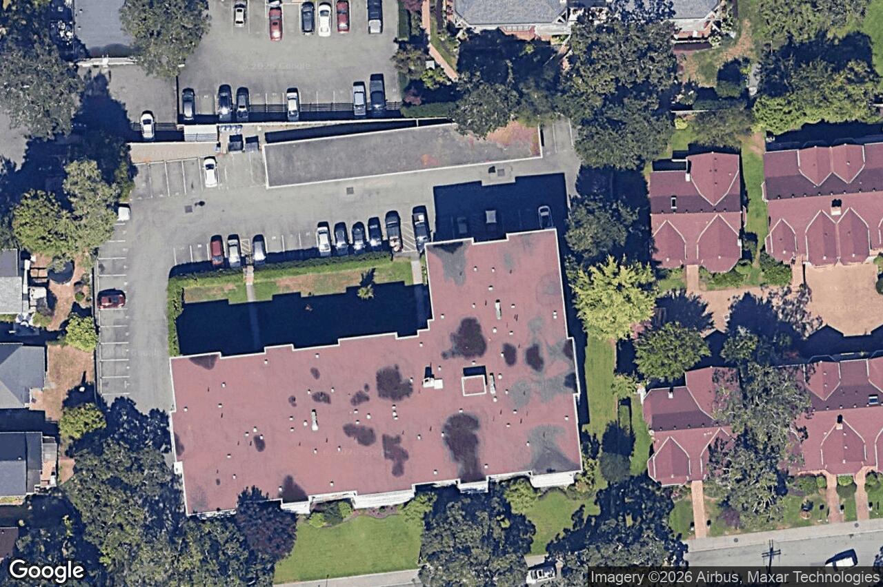 Aerial view of 215 – 2100 Granite St, Oak Bay