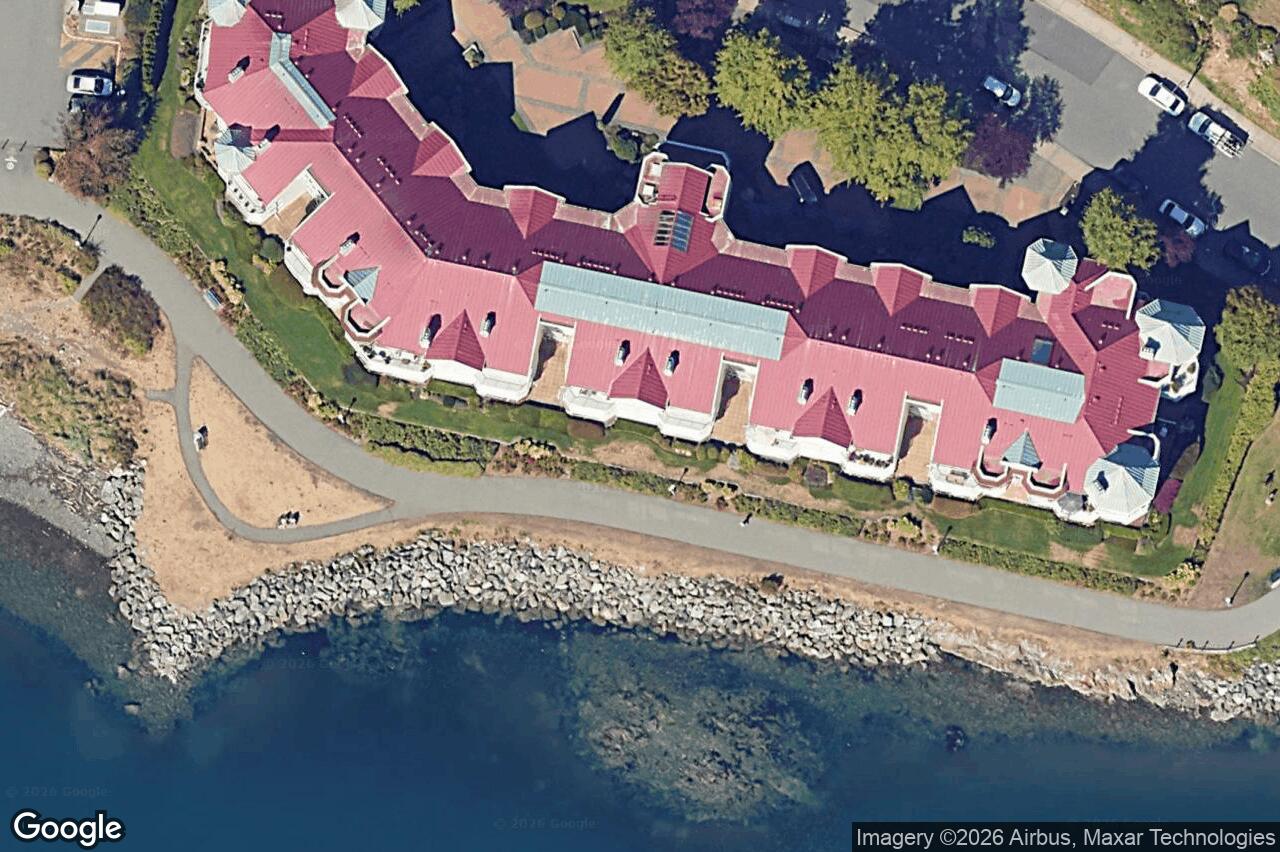 Aerial view of 305 – 55 Songhees Rd, Victoria
