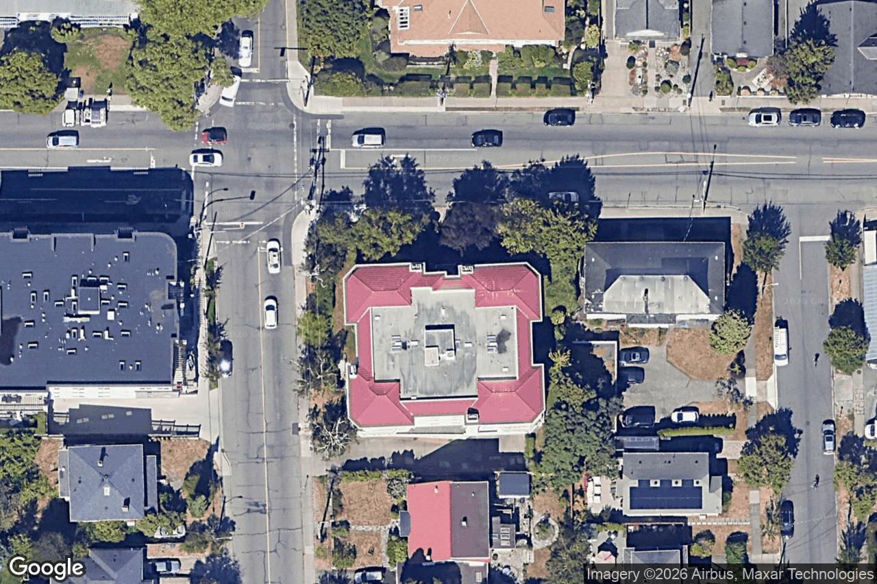Aerial view of 103 – 1807 Oak Bay Ave, Victoria