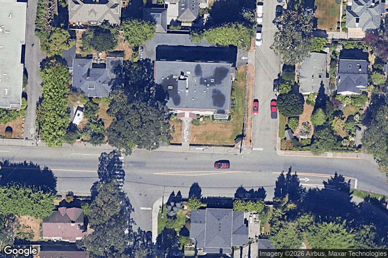 Aerial view of 302 – 2340 Oak Bay Ave, Oak Bay