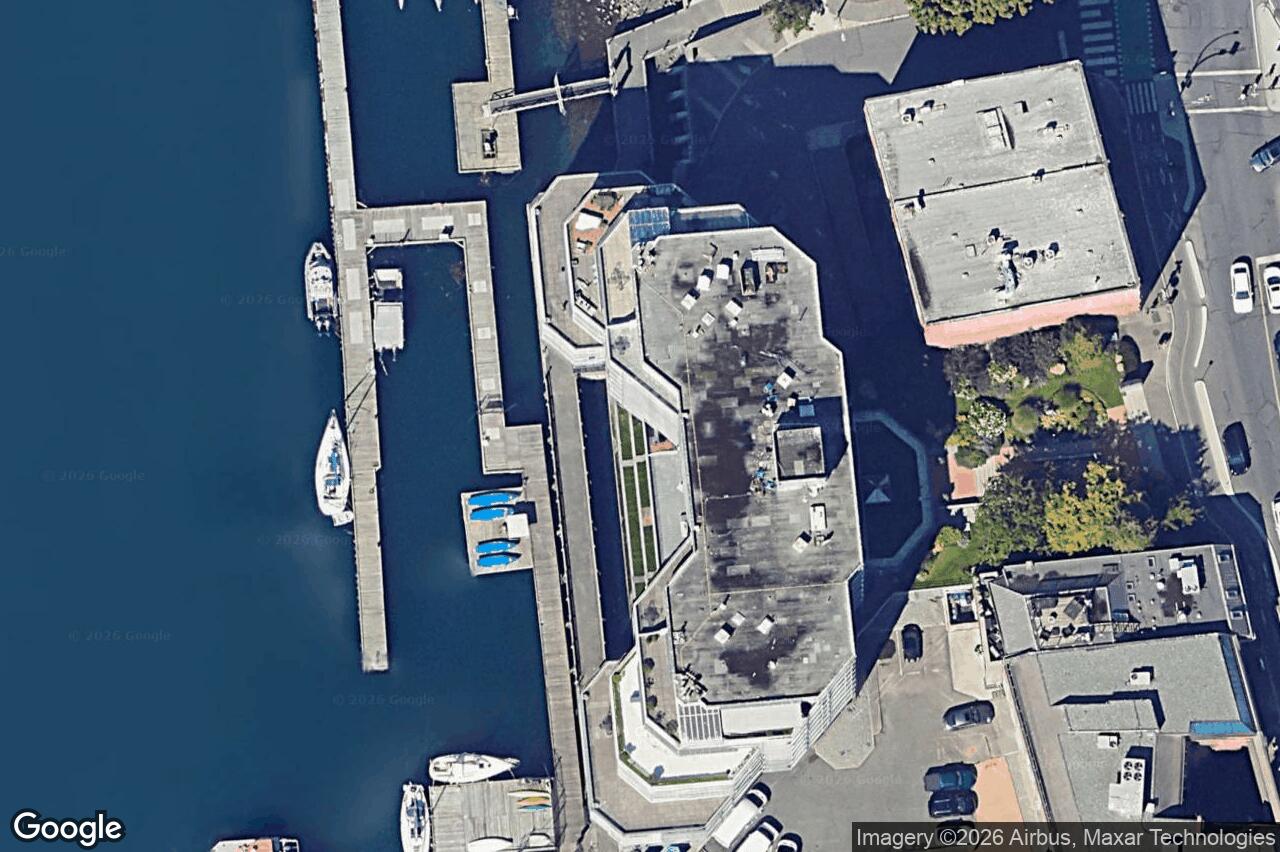 Aerial view of 303 – 1234 Wharf St, Victoria
