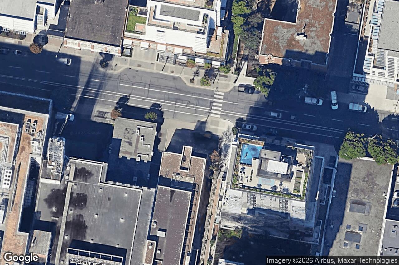 Aerial view of 1401 – 845 Johnson St, Victoria