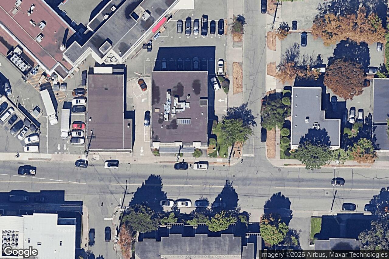 Aerial view of 301 – 1640 Oak Bay Ave, Victoria