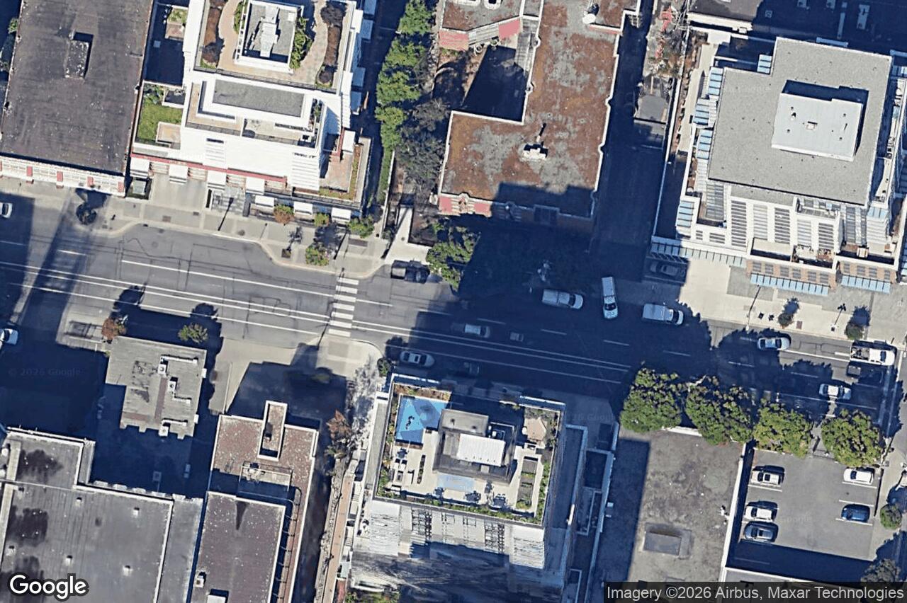 Aerial view of 1601 – 845 Johnson St, Victoria