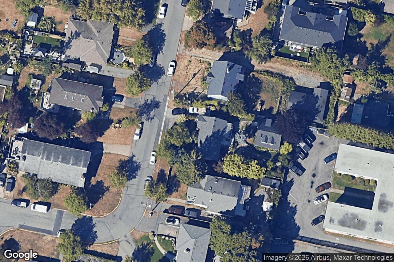 Aerial view of 202 – 483 South Joffre St, Esquimalt