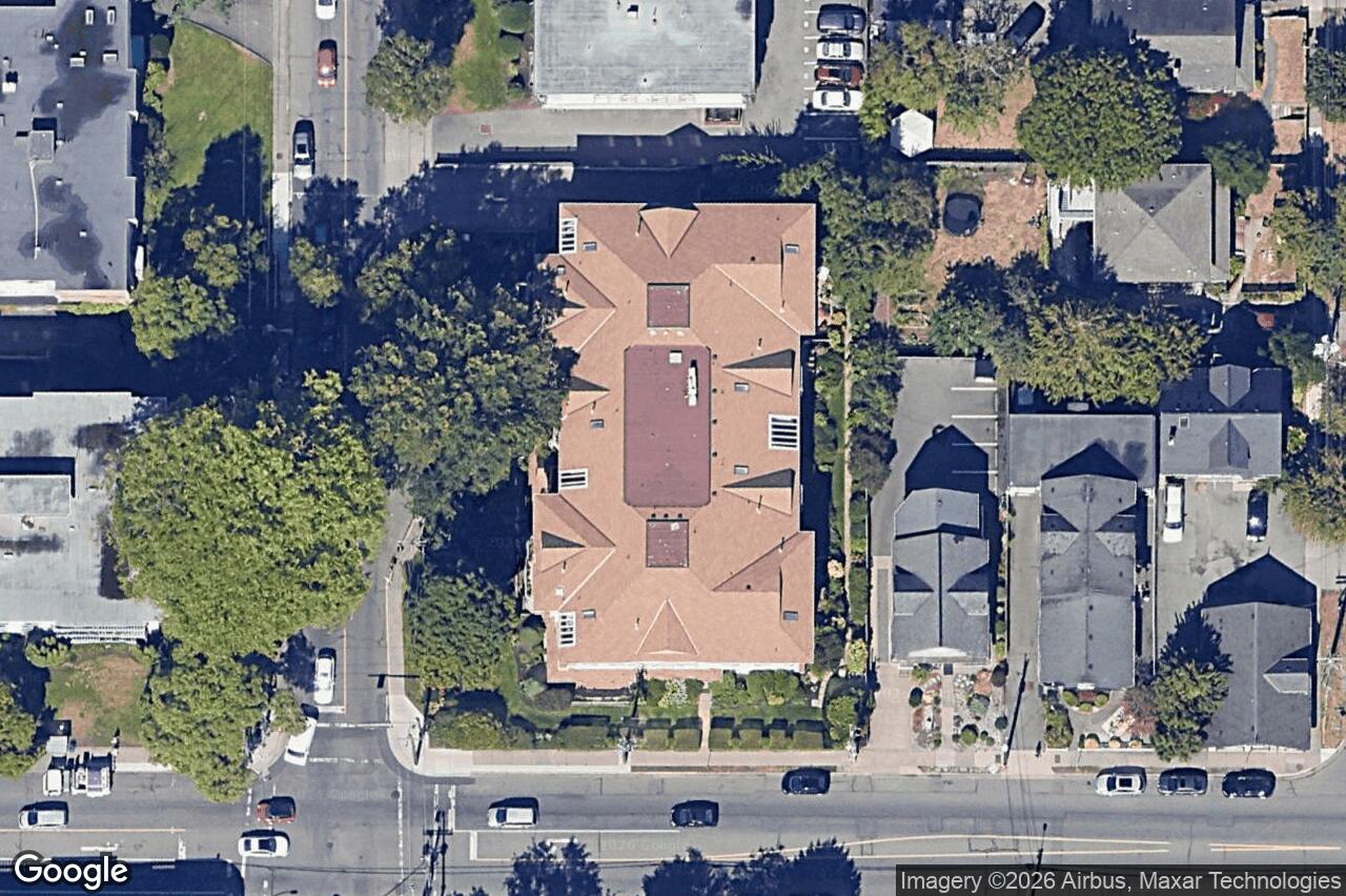 Aerial view of 202 – 1501 Richmond Ave, Victoria